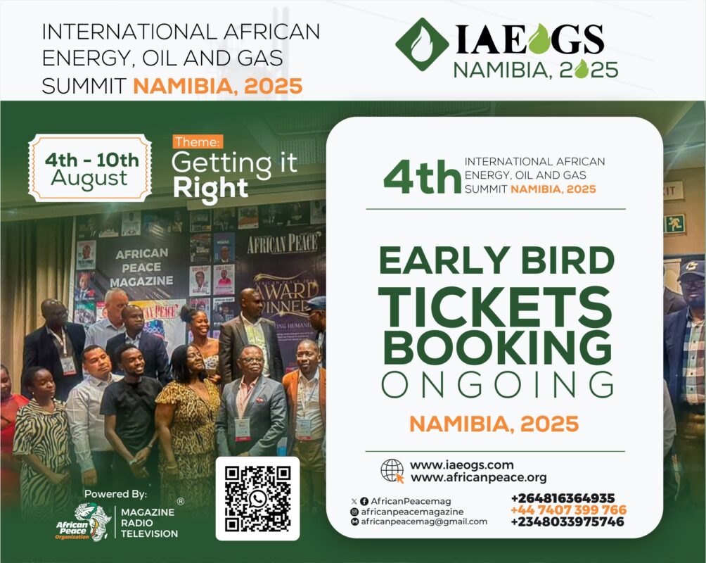 International African Energy, Oil and Gas Summit Namibia 2025 Banner