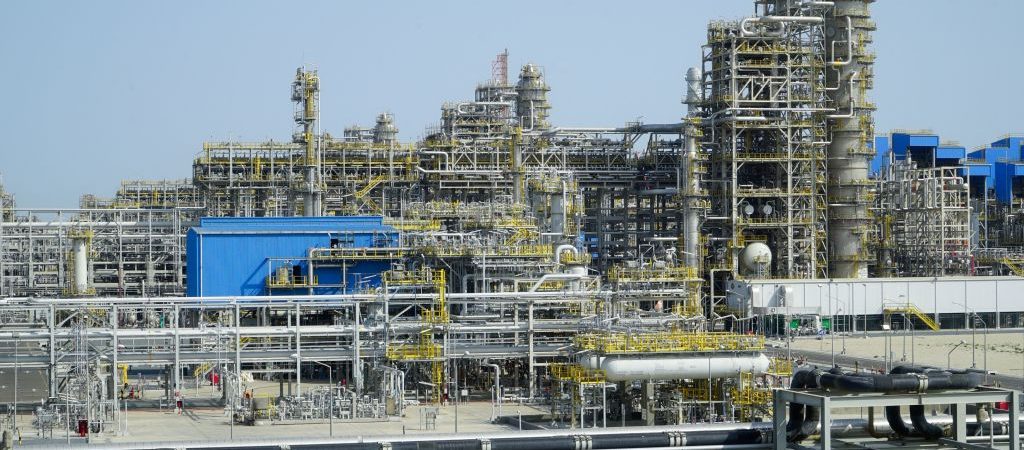 An undated picture shows a view of the al-Zour oil and gas installations, in the south of the Gulf state of Kuwait. - Russia's assault on Ukraine is reverberating in the energy-rich Gulf, where top oil and gas producers face economic and political dilemmas in easing sky-high prices and alleviating shortages in Europe. As oil prices broke past $100 per barrel and risks of supply disruptions grew, eyes in Europe were increasingly focusing on oil kingpin Saudi Arabia, and Qatar, one of the biggest natural gas exporters. (Photo by AFP) (Photo by -/AFP via Getty Images)
